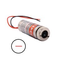 Modul laser cu optică pentru desenarea unei linii - Roșu, 4~6mW 12mm 3 - 5V