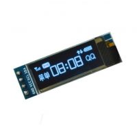IIC I2C OLED display pentru IOT Arduino Raspberry 0.91" - Albastru, 128 x 32 3,3V 5V