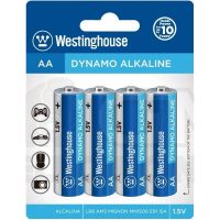 Baterie alcalină AA Westinghouse - 4 bucăți
