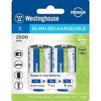 Acumulator C Westinghouse 2500mAh - Mic, 2 bucăți, 1,2V