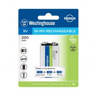 Baterie reîncărcabilă premium 9V Westinghouse - NiMH 200mAh (MIGNON, HR6M, 1.2H2)