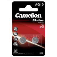 Baterie alcalină buton Camelion LR54 (AG10, LR1130, 389, 189, GP89A, SR54) - 2 bucăți; 1,5V