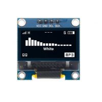 Ecran OLED IIC I2C 0,96" - Alb, 128 x 64