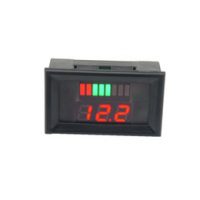 Voltmetru LED indicator pentru capacitatea bateriei pentru acumulatoare cu plumb - 12V