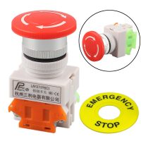Buton de oprire de siguranță - 660V, 10A