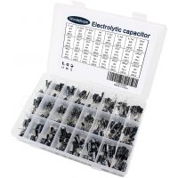 Set de condensatori electrolitici 0,1uF - 1000uF - 24 tipuri, 500 bucăți