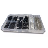 Set de conectori SM 2,54 mm femeie + bărbat 2, 3, 4 pini - 480 bucăți