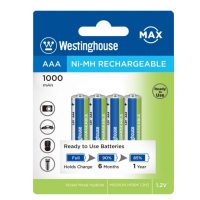 Baterii AAA de încărcare micro Westinghouse - 4 bucăți