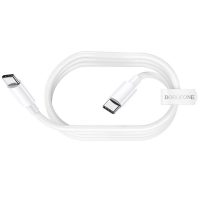 Cablul de încărcare Borofone USB-C pe USB-C 60W - 1 metru