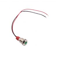 Indicator LED luminos - Verde, 10 - 24V, 10 mm