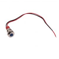 Indicator LED luminos - Albastru, 10 - 24V, 10 mm