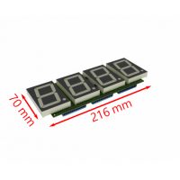 Afișaj LED cu șapte segmente XXL JSC cu I2C și shield pentru Arduino Nano
