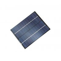 Panou solar 12V 6W și 500mA cu conector DC