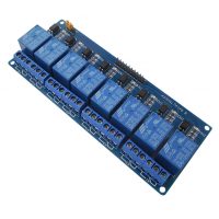 Modul rele 8 canale 12V DC cu separație optică