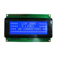 I2C 20x4 display pentru microcontrolere - Iluminare albastră
