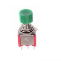 Comutator cu buton DS-612 - Verde