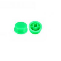 Buton pentru microcomutator - Verde, 6 x 6 x 7,3 mm