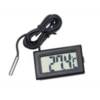 Termometru LCD pentru acvariu - Negru
