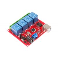 Releu USB 4 canale 5V cu Attiny45