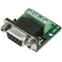 D-Sub DB9 femelă cu șuruburi de blocare RS232 adaptor pe terminal