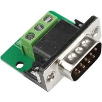 D-Sub DB9 masculin RS232 adaptor pe terminal