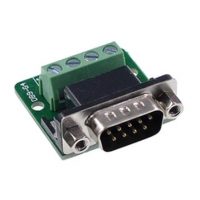 D-Sub DB9 masculin cu șuruburi de blocare RS232 adaptor pe terminal