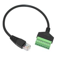 Adaptor cablu RJ45 la terminal cu 8 pini - Bărbat