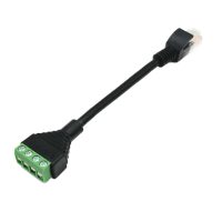 Adaptor cablu RJ45 la terminal cu 4 pini - Bărbat