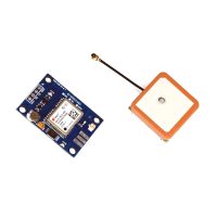 Modul GPS NEO-7M cu EEPROM, antenă și baterie – pentru Arduino, drone, AeroQuad