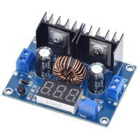 XH-M404 – DC-DC step-down convertor 4–40 V, 7A (cu voltmetru, XL4016E1)