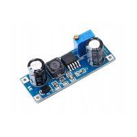 Modul step-down XL4015 4–40V la 1.5–37V, 5 A / 75 W, display multifuncțional, mod CC/CV, USB-C