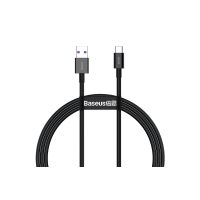 Cablu de alimentare Baseus CATYS-01 USB-A la USB-C 66W - 1 metru, negru