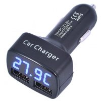 Încărcător auto USB DC5V 3,1A - 4 în 1