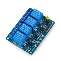 Modul relee 4 canale 12V DC cu optocuplor
