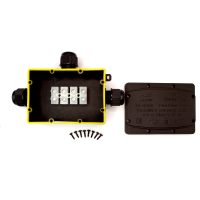 Conector cablu DRÁTEK - IP68 120x85, 3 ieșiri 5-8mm, 4 pini