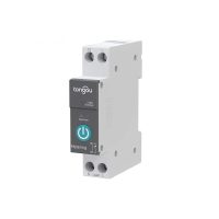 Releu WiFi pe șină DIN TUYA cu măsurarea consumului - 16A, măsurare kWh, W, A, V