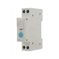 Releu WiFi pe șină DIN TUYA cu măsurarea consumului - 16A, măsurare kWh, W, A, V