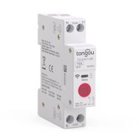 Releu WiFi pe șină DIN TUYA cu măsurarea consumului - 16A, măsurare kWh, W, A, V