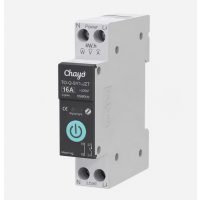 ZigBee 3.0 releu TO-Q-SY1-JZT pe șină DIN cu măsurarea consumului - 16A, măsurarea kWh, W, A, V