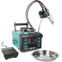 Soldering station hot air + micro soldering iron 700W 100 - 450°C