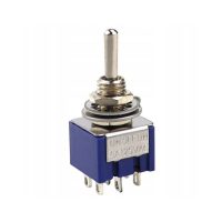 Comutator cu buton cu blocare 2xON/OFF/ON 6A 125VAC