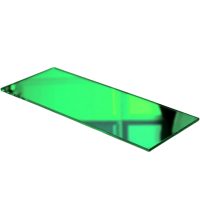 Acril pentru prelucrare cu laser 300 x 200 x 2 mm - Plexiglas oglindă, verde