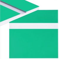 Laminat de gravare 600 x 300 x 1,3 mm - Verde, Alb