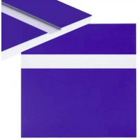 Laminat de gravare 600 x 300 x 1,3 mm - Albastru închis, Alb