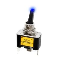 Comutator cu blocare On/Off 30A 12V Albastru