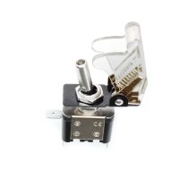 Comutator robust cu capac - On/Off 20A 12V Alb