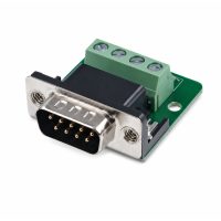 Adaptor D-Sub DB9 masculin RS485 pe terminal - cu șuruburi