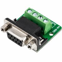 Adaptor D-Sub DB9 femelă RS485 pe terminal - cu piulițe