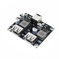Modul de încărcare rapidă, step-down 12-24V cu cip pentru încărcare rapidă - 2x USB-A - QC3.0, FCP