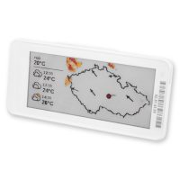 Drătek E-Ink display 2,9" BLE - 4 culori BWRY pentru HomeAssistant